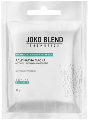 Маска для обличчя Joko Blend альгінатна детокс з морськими водорослями, 20 г