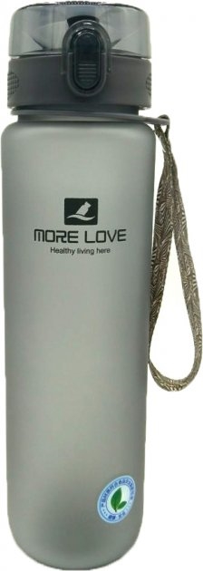 Бутылка для воды Casno More Love MX-5041 Grey, 1050 мл