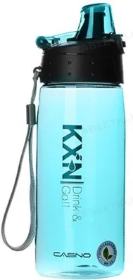 Пляшка для води Casno KXN-1179 блакитна, 580 мл