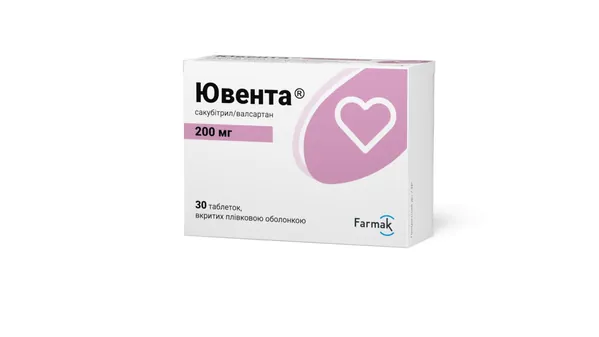 Ювента таблетки, в/плів. обол. по 200 мг №30 (10х3)