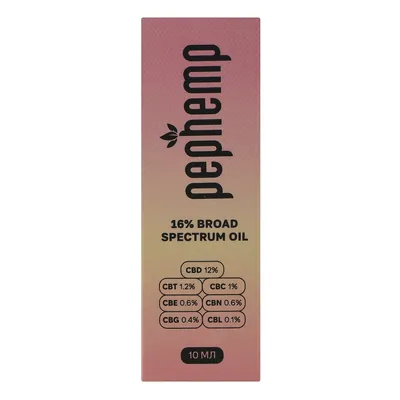 Олія Pephemp CBD Broad Spectrum 16%, 10 мл