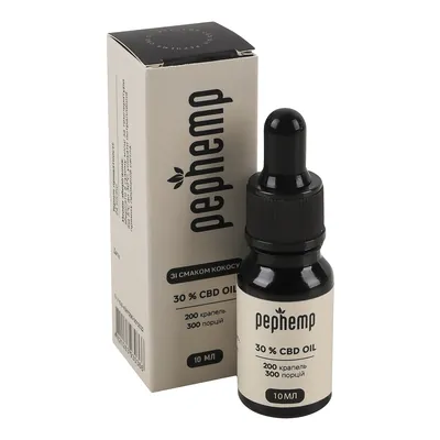 Олія Pephemp CBD Isolate 30% зі смаком кокосу, 10 мл