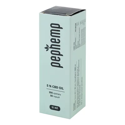 Олія Pephemp CBD Isolate 5% з нейтральним смаком, 10 мл