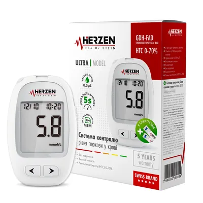 Глюкометр Herzen von Dr. Stein Ultra