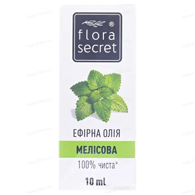 Олія ефірна Flora Secret мелісове, 10 мл