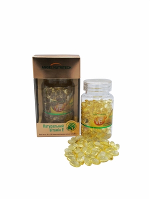 Натуральный витамин Е Angel Nutritech капсулы желатиновые мягкие по 0,25 г №160