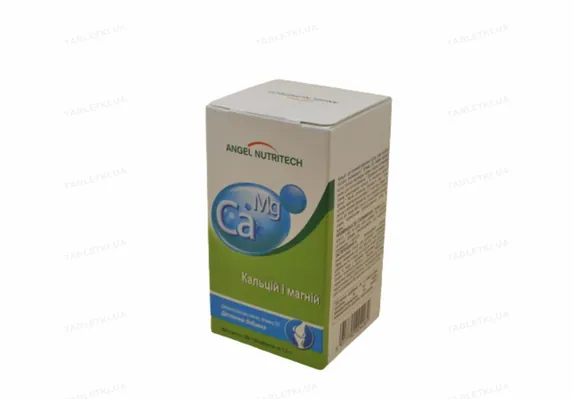 Кальцій і магній Angel Nutritech таблетки по 1,2 г №90