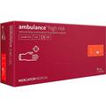 Перчатки смотровые Mercator Ambulance High Risk латексные неопудренные, размер L, нестерильные синие, 50 штук