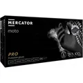Рукавички господарчі Mercator Pro Moto nitrile black нітрилові неопудрені, розмір XL, нестерильні, чорні, 100 штук