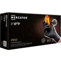 Рукавички господарчі Mercator Pro GoGrip нітрилові без пудри нестерильні, чорні, розмір XL, 50 штук