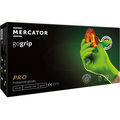 Перчатки хозяйственные Mercator GoGrip PRO Green нитриловые без пудры нестерильные, салатовые, размер L, 50 штук