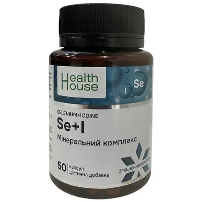 Селен + Йод (Se+I) Health House капсули №50