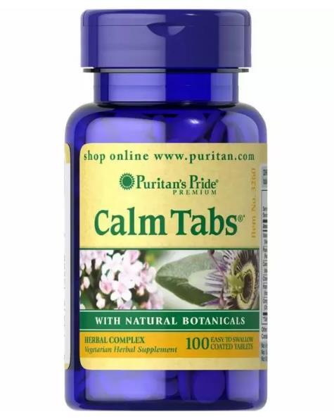 Комплекс Puritan's Pride Calm Tabs успокаивающий, 100 таблеток
