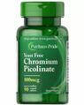 Хром піколінат Puritan's Pride Chromium Picolinate 800 мкг Yeast Free, без дріжджів, 90 таблеток