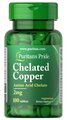 Хелат меди Puritan's Pride Copper Chelated 2 мг, 100 таблеток