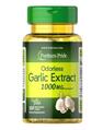 Чеснок Puritan's Pride Garlic Odorless 1000 мг, без запаха, 100 гелевых капсул