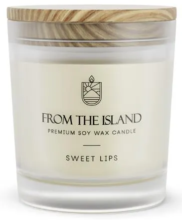 Ароматична свічка From the Island Sweet lips Малина та Троянда, 250 мл