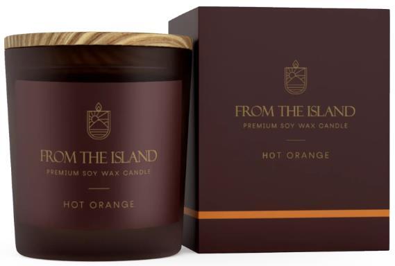 Ароматическая свеча From the Island Горячий апельсин Ноt orange, 250 мл