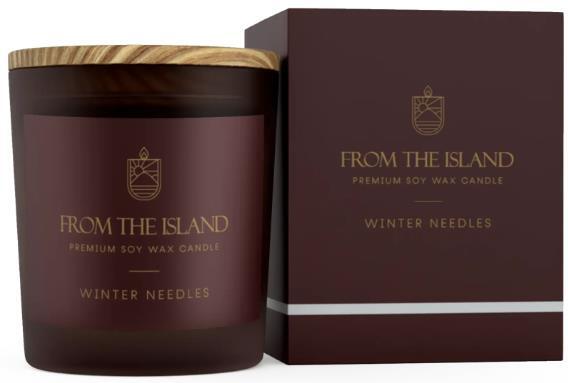 Ароматическая свеча From the Island Зимние Иголки Winter Needles, 250 мл
