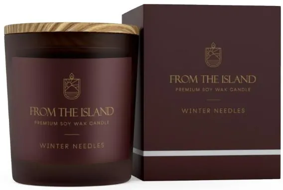Ароматична свічка From the Island Зимові Голочки Winter Needles, 250 мл