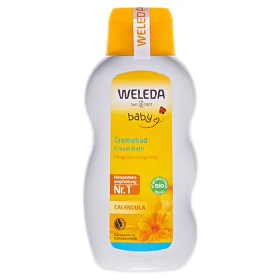 Молочко для купання дитяче Weleda Baby Calendula Календула, 200 мл