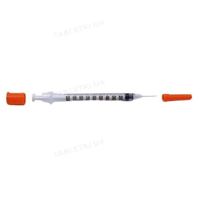 Шприц інсуліновий 1 мл Insumed 30G (0,30 x 8.0 мм), 1 штука