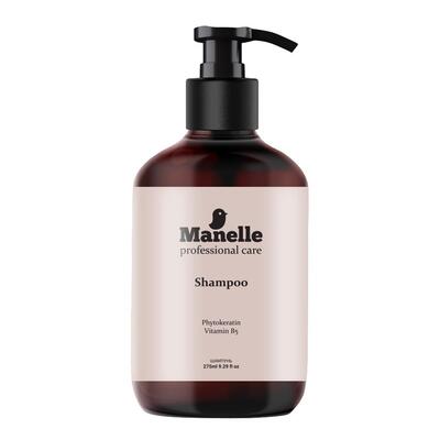 Шампунь Manelle безсульфатный с фитокератином и витамином В5, 275 мл