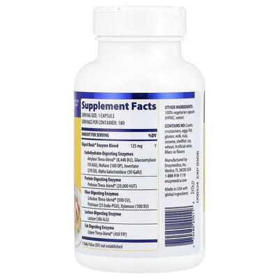 Травні ферменти Enzymedica Digest Basic, 180 капсул