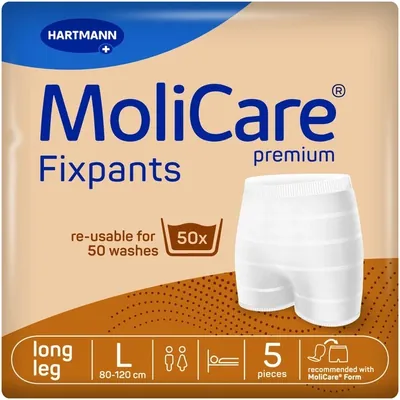 Штанці сітчасті MoliCare Premium Fixpants для фіксації прокладок, короткі, розмір L №5