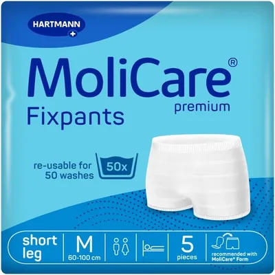 Штанці сітчасті MoliCare Premium Fixpants для фіксації прокладок, короткі, розмір M №5