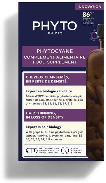 Комплекс против выпадения волос Phyto Phytocyane капсулы №84