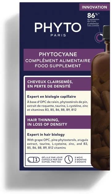 Комплекс против выпадения волос Phyto Phytocyane капсулы №84