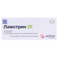 Ламотрин 25 таблетки по 25 мг №30 (10х3)