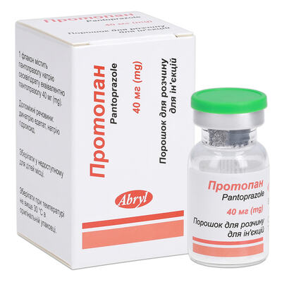 Протопан порошок для р-ра д/ин. по 40 мг №1 во флак.