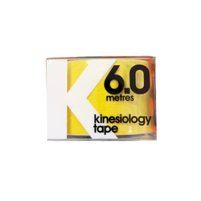 Кінезіо тейп D3 K6.0 6 м х 5 см, жовтий