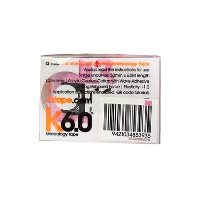 Кінезіо тейп D3 K6.0 6 м х 5 см, пудровий