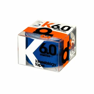 Кінезіо тейп D3 K6.0 6 м х 5 см, синій