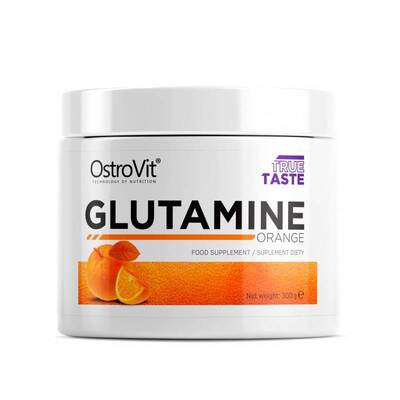 Аминокислоты OstroVit L-Glutamine вкус апельсин, 300 г