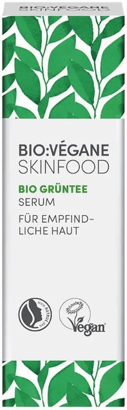 Сыворотка для лица Bio:Vegane Органический зеленый чай для чувствительной кожи, 30 мл