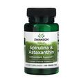 Спіруліна органічна та астаксантин Swanson Organic Spirulina & Astaxanthin, 120 рослинних таблеток