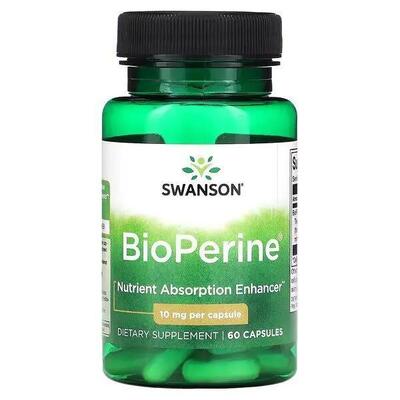 Биоперин Swanson BioPerine, 60 капсул