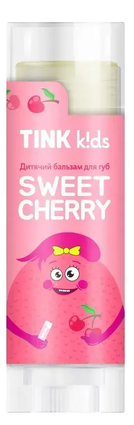 Бальзам для губ Tink kids Sweet Сherry дитячий, 5 г