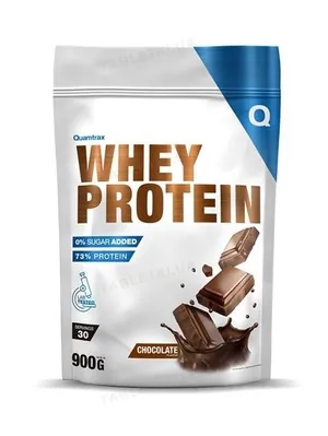 Протеїн сироватковий концентрат Quamtrax Whey Protein шоколад, 900 г
