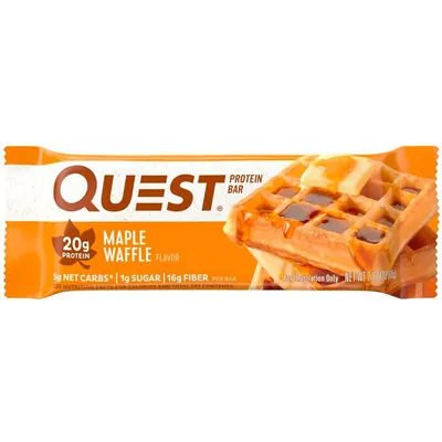 Батончик протеїновий Quest Protein Bar вафля з кленовим сиропом, 60 г 1/12
