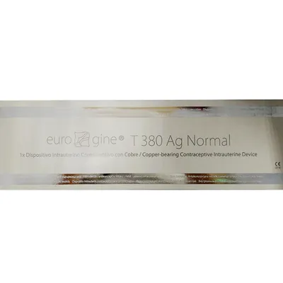 Спіраль внутрішньоматкова Eurogine T 380 Ag Normal (Cu 380 + Ag) (мідь + срібло)