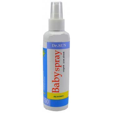 Спрей от загара Dr. SUN SPF 50 для детей, 200 мл во флак.
