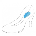 Подпяточник Uriel LF374 Heel Cushions силиконовый