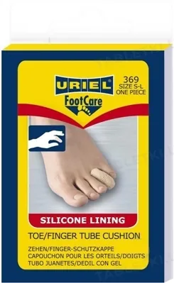 Чохол на палець Uriel 369 Toe Tube Cushion силіконовий, розмір XL