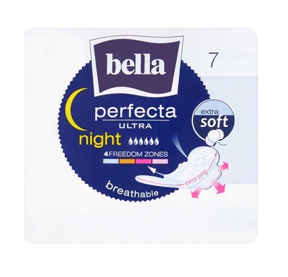 Прокладки гігієнічні Bella Perfecta Ultra Night Extra Soft, 7 шт