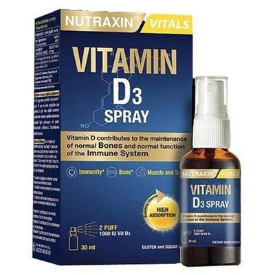 Вітамін D3 Nutraxin Vitamin D3 1000 МО спрей, 30 мл